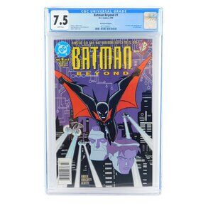 BATMAN BEYOND 1 CGC 7.5 Newsstand 1999 1st appearance